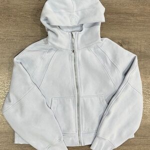 Lululemon Scuba Oversized Hoodie Sweatshirt Blue Linen M L M/L
